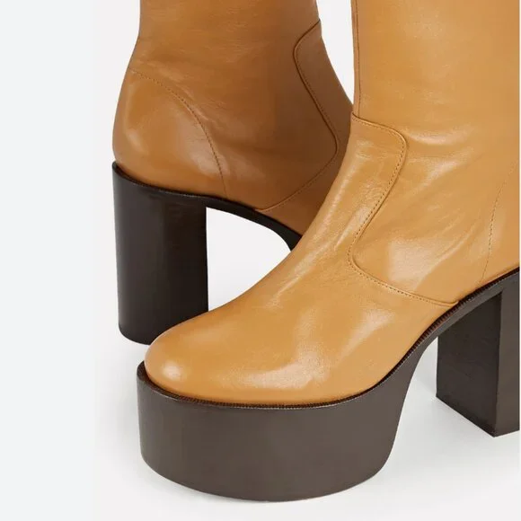 Simon Miller High Raid Platform Boot - Picture 2 of 9